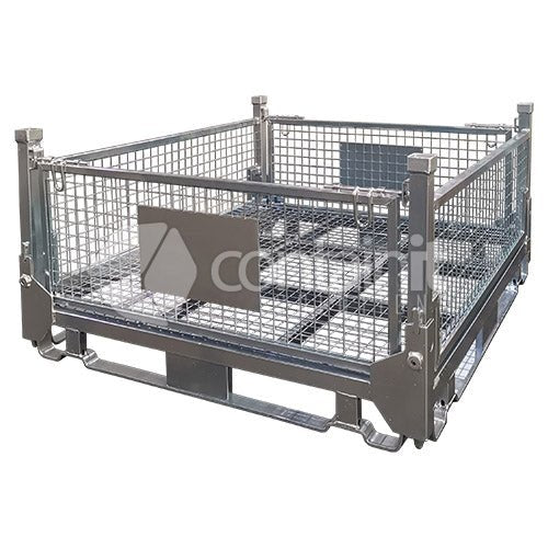 Pallet Cage Half Height Collapsible - Containit Solutions